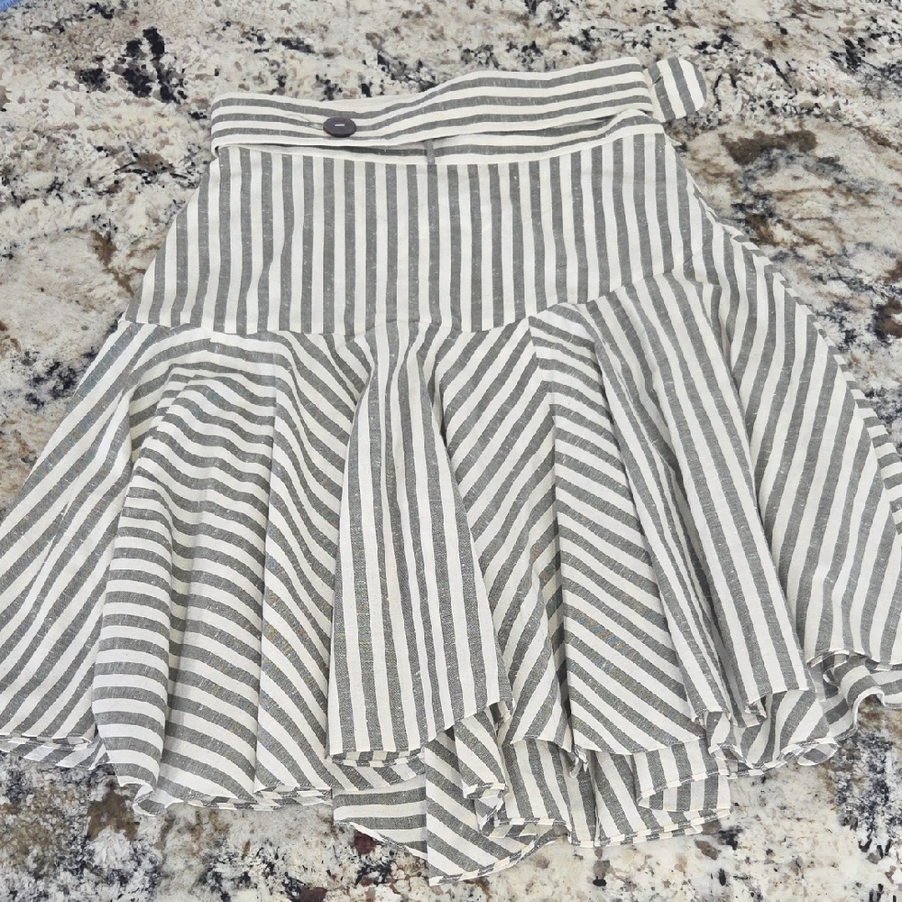 Loewe Scarf-style Striped Skirt